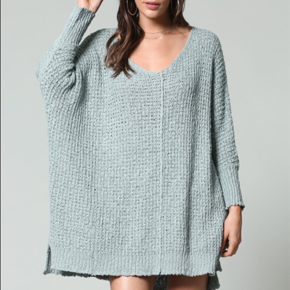 V-Neck Oversized Sweater